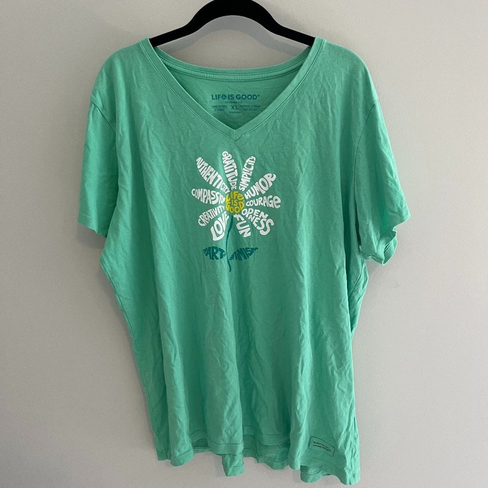 Life Is Good V Neck